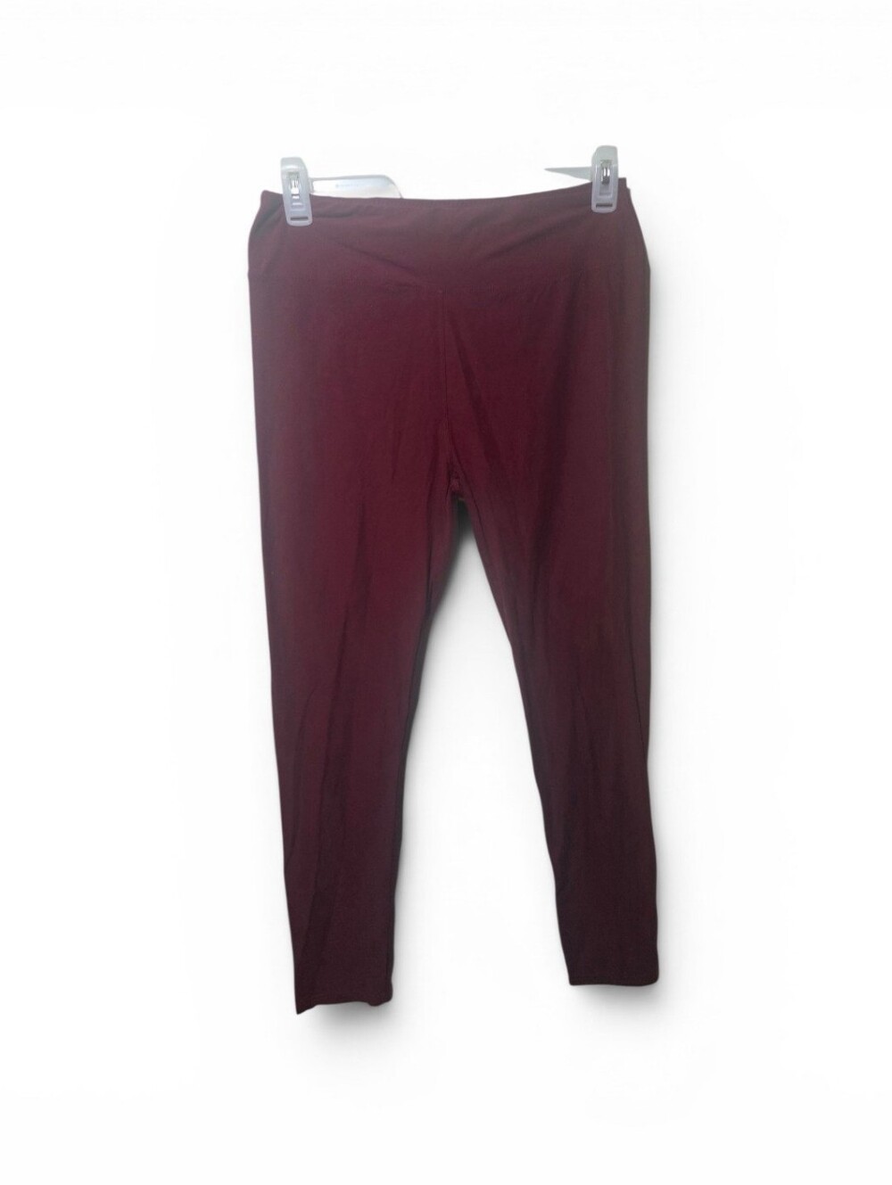Solid Burgundy Leggings